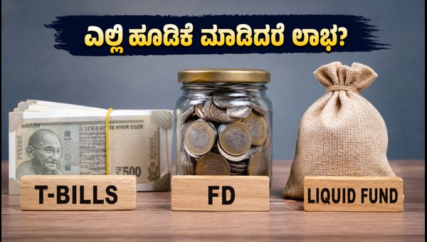 ಆರ್‌ಬಿಐ ಟಿ-ಬಿಲ್, ಎಫ್‌ಡಿ ಅಥವಾ ಲಿಕ್ವಿಡ್ ಫಂಡ್?