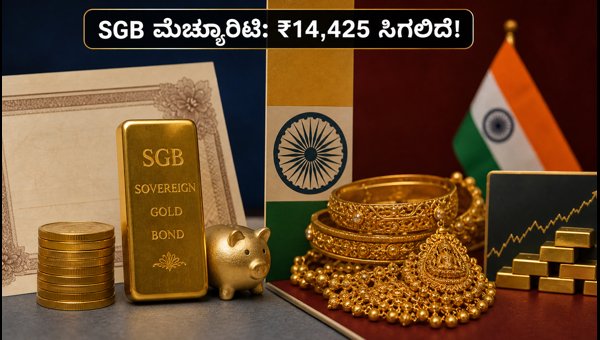 SGB ಮೆಚ್ಯೂರಿಟಿ: ಹೂಡಿಕೆದಾರರಿಗೆ ಸಿಗಲಿದೆ ₹14,425 ಲಾಭ