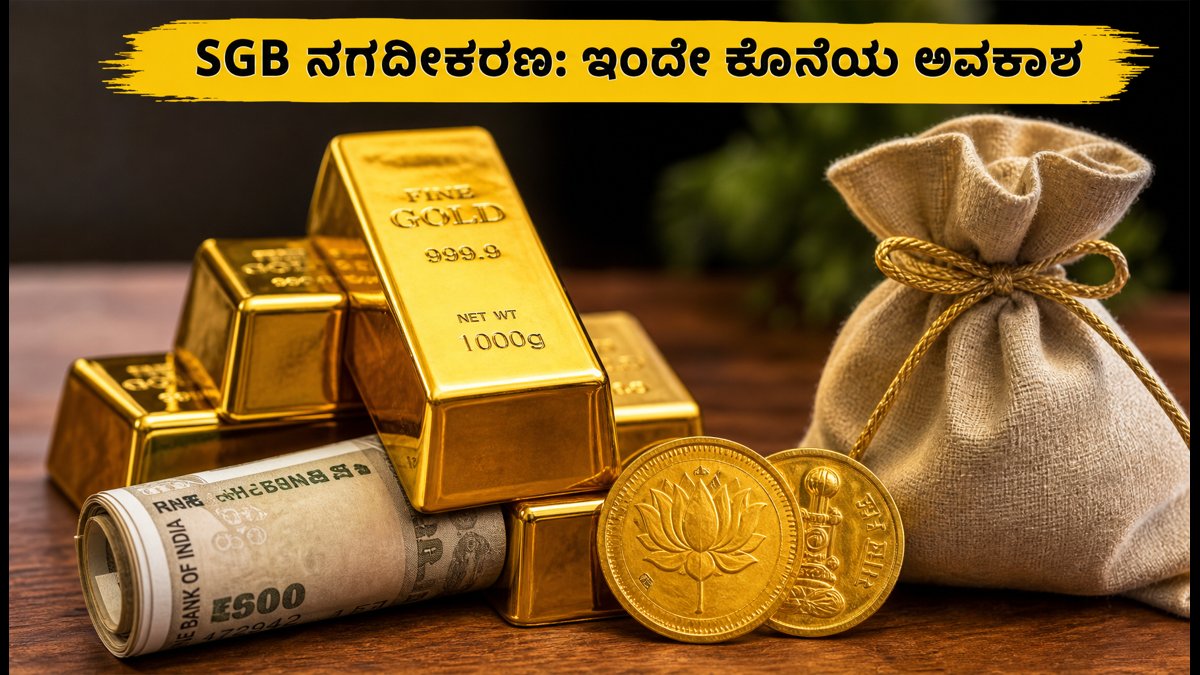 SGB 2020-21 ಸರಣಿ VII: ಇಂದೇ ನಿಮ್ಮ ಚಿನ್ನದ ಬಾಂಡ್ ನಗದೀಕರಿಸಿ, ಇಲ್ಲಿದೆ ಸುಲಭ ಮಾರ್ಗ