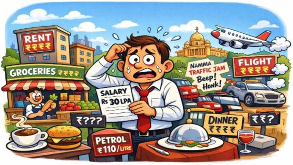 ബെംഗളൂരുവിൽ ഒരു ഞായറാഴ്ചത്തെ മാത്രം ചെലവ് 8156 രൂപ; ഇവിടെ എങ്ങനെ ജീവിക്കുമെന്ന് സോഷ്യൽ മീഡിയ
