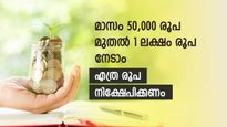 50,000 രൂപ മാസ വരുമാനം നേടാൻ എസ്ബിഐയുടെ സ്മാർട്ട് പദ്ധതി; ഒറ്റ‌ത്തവണ നിക്ഷേപത്തിൽ വരുമാനം ഉറപ്പ്