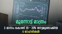 ടാറ്റയും എസ്ബിഐയും അടക്കം 6 ഓഹരികൾ, 3 മാസം കൊണ്ട് വളർന്നത് 20-30% വരെ, ഇപ്പോൾ വാങ്ങിയാലും ലാഭം