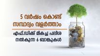 സ്ഥിര നിക്ഷേപത്തിന് തയ്യാറാണോ, മികച്ച പലിശ ഈ 6 ബാങ്കുകൾ നൽകും, 5 വർഷം കൊണ്ട് സമ്പാദ്യം വളർത്താം