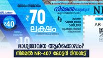 ഇന്നത്തെ ഭാ​ഗ്യദേവത ആർക്കൊപ്പം? നിർമൽ NR-407 ലോട്ടറി നറുക്കെടുപ്പ് ഫലം എത്തി