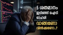 ഓഹരി വിലയിൽ ഇടിവ് തുടർന്ന് ഐടി ഭീമൻ, കാരണം ഇതാണ്, ബ്രോക്കറേജ് വിലയിരുത്തൽ അറിയാം