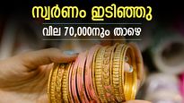 സ്വർണം വീണ്ടും വീണു, ഇന്നും പവൻ 70,000നു താഴേക്ക്: ആഭരണപ്രേമികൾക്ക് ആവേശം, വാങ്ങാൻ എത്ര നൽകണം?