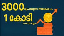 നിങ്ങൾക്കും കോടീശ്വരനാകാം, പ്രതിമാസം 3000 രൂപ നിക്ഷേപിക്കൂ, എസ്ഐപിയുടെ ശക്തി മനസിലാക്കാം