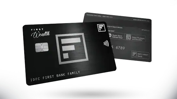4. ഐഡിഎഫ്സി ഫസ്റ്റ് വെല്‍ത്ത് ക്രെഡിറ്റ് കാര്‍ഡ്