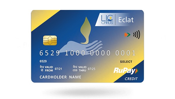 എൽഐസി എക്ലാറ്റ് ക്രെഡിറ്റ് കാർഡ്