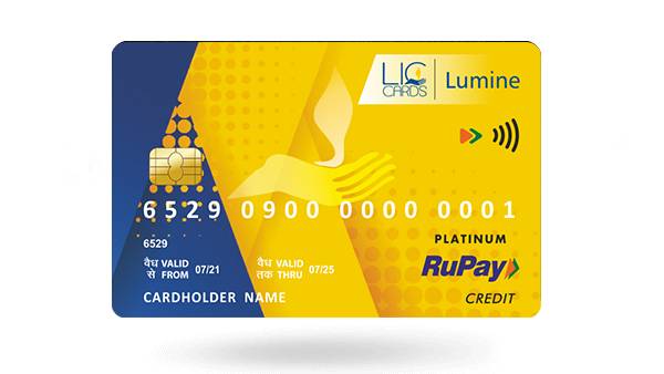 എൽഐസി ലൂമിൻ ക്രെ‍ഡിറ്റ് കാർഡ്