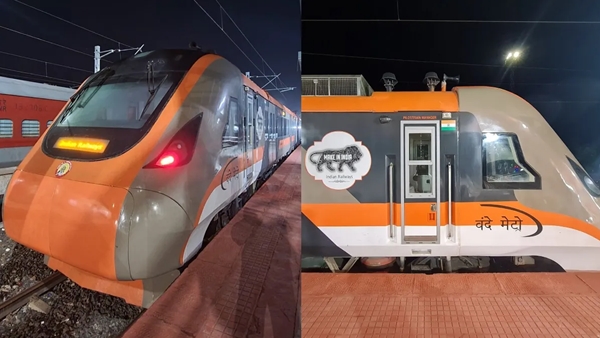 പുതിയ ട്രാക്കും സ്റ്റേഷനും ആവശ്യമില്ല; മെമുവിനേക്കാൾ പറക്കും: ആദ്യ വന്ദേ മെട്രോ എത്തി