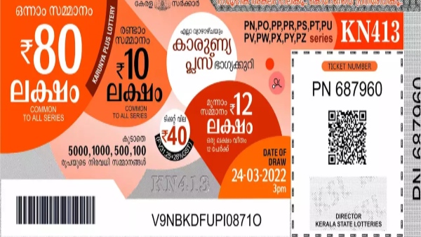 ഇന്നത്തെ ഭാ​ഗ്യം നിങ്ങൾക്കു തന്നെ: കാരുണ്യ പ്ലസ് ലോട്ടറിയുടെ റിസൾട്ട്  എത്തി