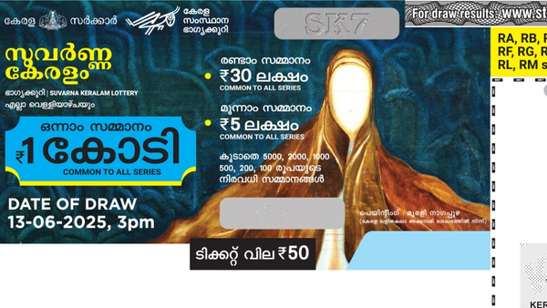 Suvarna Keralam SK-9 Lottery Resullts: 1 കോടിയുമായി സുവർണ കേരളം എത്തി