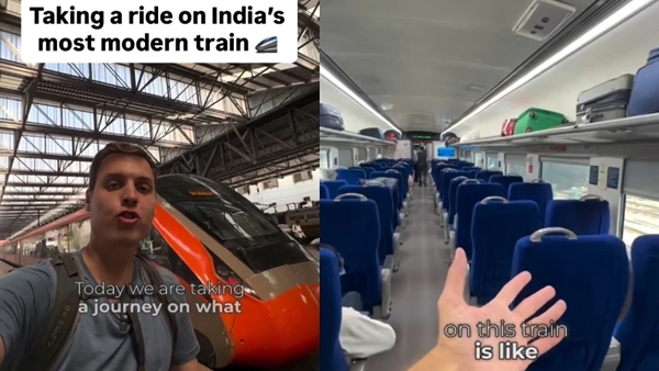 'How Crazy...', വന്ദേ ഭാരതിനെ പുകഴ്ത്തി ജർമ്മൻ വിനോദസഞ്ചാരി