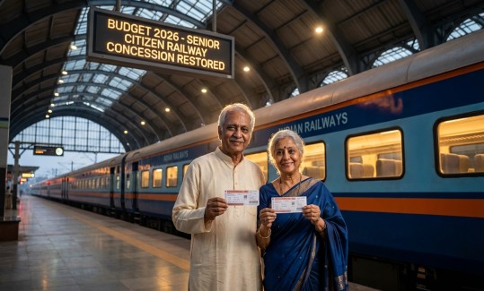 മുതിർന്ന പൗരന്മാർക്ക് റെയിൽവേ ടിക്കറ്റിൽ ഇളവ്, കേന്ദ്ര ബജറ്റിൽ പ്രഖ്യാപനം..? 