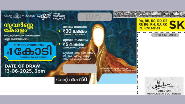 ഇന്നത്തെ സുവർണ്ണ കേരളം SK-36 ലോട്ടറി നറുക്കെടുപ്പ് ഫലം ഇതാ