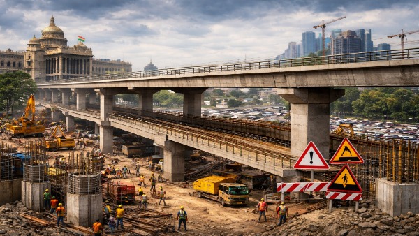 നമ്മ മെട്രോ റെഡ് ലൈന്‍ ഡബിള്‍ ഡെക്കര്‍ പദ്ധതി::പ്രൊജക്ട് റിപ്പോര്‍ട്ട് ആവശ്യപ്പെട്ട് കേന്ദ്രം