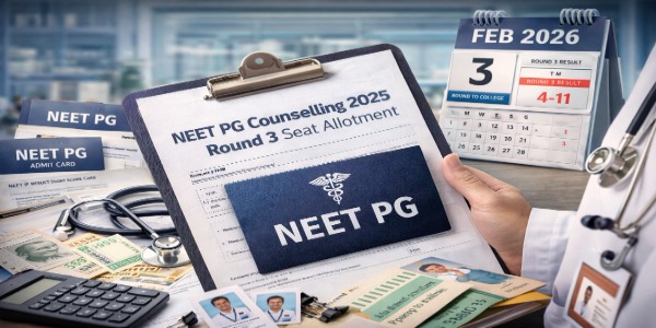 നീറ്റ് പിജി കൗണ്‍സിലിംഗ് 2025 മൂന്നാം റൗണ്ട് ഫലങ്ങള്‍