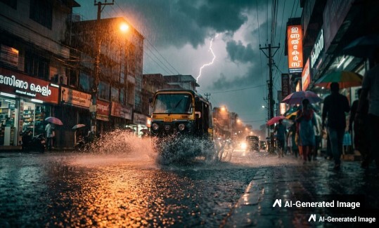 കേരളത്തിൽ 9 ജില്ലകളിൽ മഴ മുന്നറിയിപ്പ്