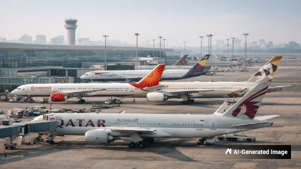 ഗള്‍ഫ് സംഘര്‍ഷം: സുപ്രധാന അറിയിപ്പുകളുമായിഎയര്‍ ഇന്ത്യ,ഇന്‍ഡിഗോ,ഖത്തര്‍ എയര്‍വേസ്