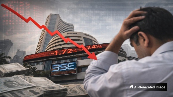 ഇന്ത്യന്‍ ഓഹരി വിപണിയില്‍ വന്‍ തകര്‍ച്ച, നിക്ഷേപകരുടെ 3 ലക്ഷം കോടി രൂപ ചോര്‍ന്നു