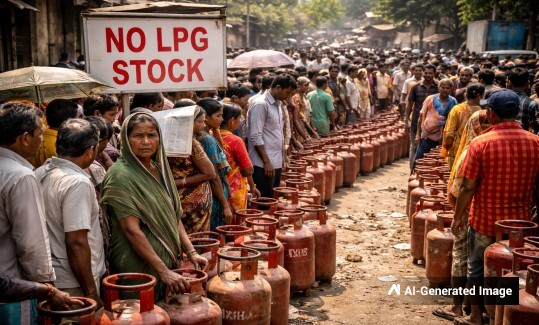 രാജ്യത്തെ എൽപിജി പ്രതിസന്ധിയിൽ ആശങ്ക വേണ്ടെന്ന് കേന്ദ്രം
