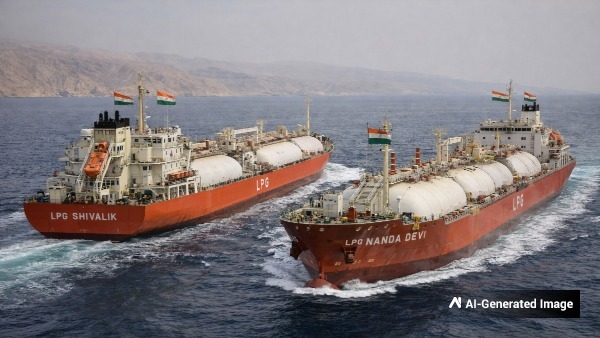 എല്പിജി പ്രതിസന്ധി: ഹോര്മുസ് കടന്ന് ഇന്ത്യന് ഗ്യാസ് ടാങ്കറുകള് എല്പിജി പ്രതിസന്ധി: ഹോര്മുസ് കടന്ന് ഇന്ത്യന് ഗ്യാസ് ടാങ്കറുകള്