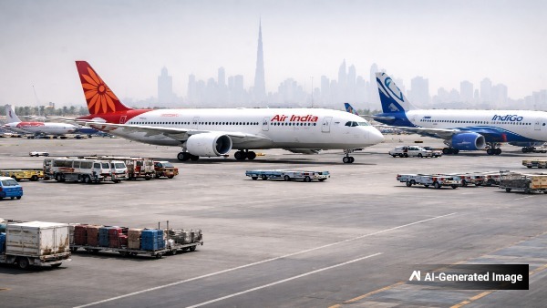 യുഎഇ വിമാനത്താവളങ്ങളില്‍ നിയന്ത്രണം; എയര്‍ ഇന്ത്യ, ഇന്‍ഡിഗോ സര്‍വീസുകള്‍ കുറച്ചു