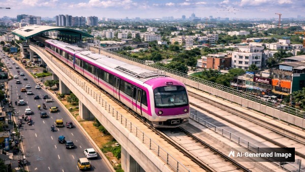 ബെംഗളൂരു മലയാളികള്‍ക്കാശ്വസമായി  പിങ്ക് ലൈന്‍ മെട്രോ യാഥാര്‍ത്ഥ്യത്തിലേയ്ക്ക്