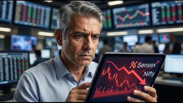ഓഹരി വിപണിയിൽ ഇടിവ്; ആർബിഐ തീരുമാനം നിർണ്ണായകം