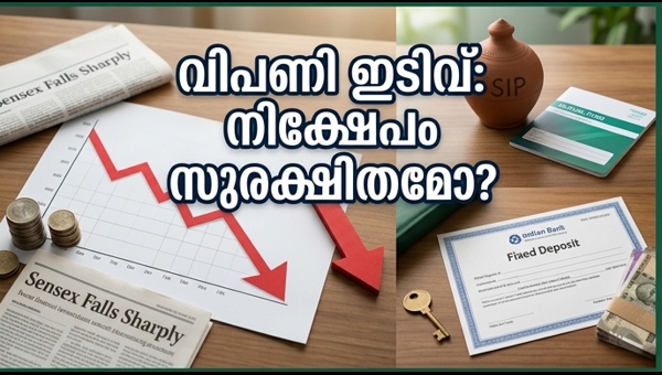 ഓഹരി വിപണി ഇടിവ്: എസ്ഐപി നിക്ഷേപം എങ്ങനെ കൈകാര്യം ചെയ്യാം?