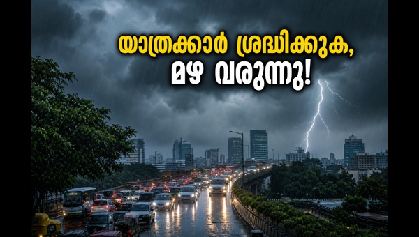 ബംഗളൂരു മഴ മുന്നറിയിപ്പ്: യാത്രക്കാർ ജാഗ്രത പാലിക്കുക