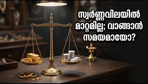 സ്വർണ്ണവില ഇന്ന്: മാറ്റമില്ലാതെ വിപണി തുടരുന്നു