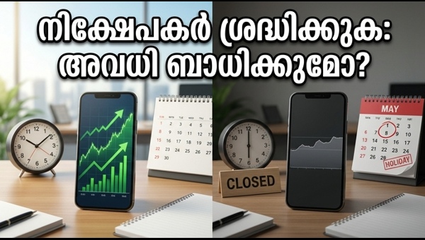 വിപണി അവധി: എസ്ഐപി നിക്ഷേപങ്ങൾ ശ്രദ്ധിക്കുക
