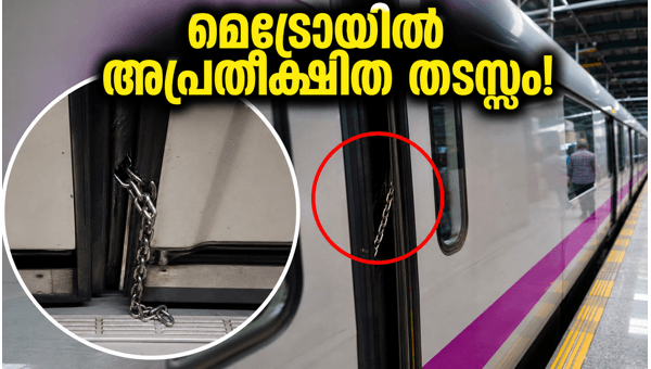 ബംഗളൂരു മെട്രോയിൽ തടസ്സം; യാത്രക്കാർ വലഞ്ഞു