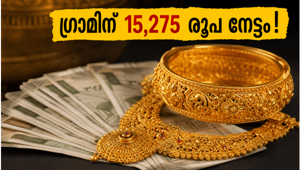 SGB 2019-20 നിക്ഷേപകർക്ക് ഗ്രാമിന് 15,275 രൂപ SGB 2019-20 നിക്ഷേപകർക്ക് ഗ്രാമിന് 15,275 രൂപ