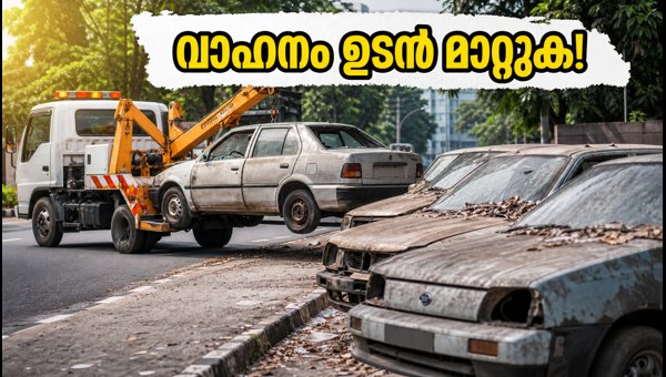 ബംഗളൂരു റോഡുകളിൽ ഉപേക്ഷിക്കപ്പെട്ട വാഹനങ്ങൾ നീക്കം ചെയ്യുന്നു