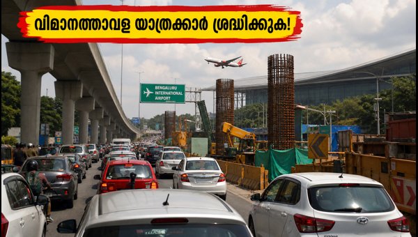 ബംഗളൂരു വിമാനത്താവള യാത്രക്കാർക്ക് കടുത്ത ഗതാഗതക്കുരുക്ക് മുന്നറിയിപ്പ് ബംഗളൂരു വിമാനത്താവള യാത്രക്കാർക്ക് കടുത്ത ഗതാഗതക്കുരുക്ക് മുന്നറിയിപ്പ്