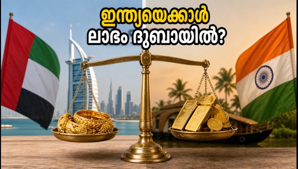 ദുബായിൽ സ്വർണ്ണം വാങ്ങുമ്പോൾ ലാഭം ഇത്രയോ?