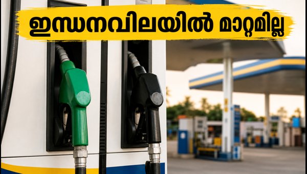 ഇന്ധനവിലയിൽ മാറ്റമില്ല; ഇന്നത്തെ നിരക്കുകൾ അറിയാം ഇന്ധനവിലയിൽ മാറ്റമില്ല; ഇന്നത്തെ നിരക്കുകൾ അറിയാം