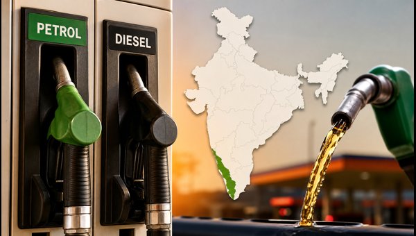 കേരളത്തിലെ ഇന്നത്തെ പെട്രോൾ, ഡീസൽ വില വിവരങ്ങൾ