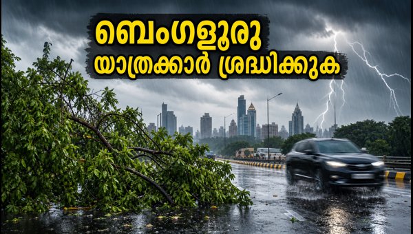 ബെംഗളൂരുവിൽ കനത്ത മഴ; യാത്രക്കാർക്ക് അതീവ ജാഗ്രത ബെംഗളൂരുവിൽ കനത്ത മഴ; യാത്രക്കാർക്ക് അതീവ ജാഗ്രത