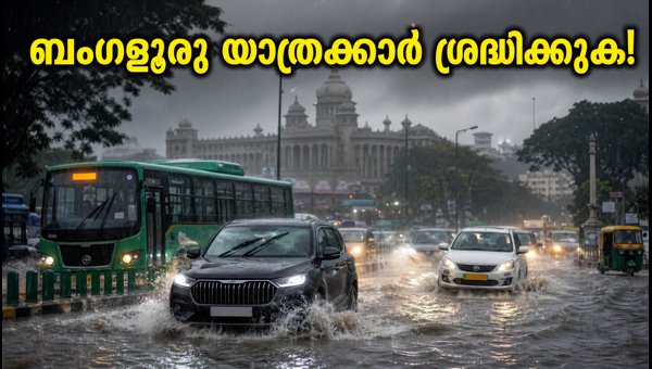 ബംഗളൂരുവിൽ നാളെ മഴയും ഗതാഗതക്കുരുക്കും; ജാഗ്രത പാലിക്കുക
