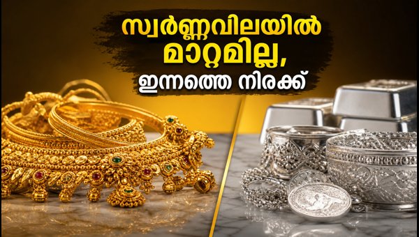 ഞായറാഴ്ച സ്വർണ്ണവിലയിൽ മാറ്റമില്ല, ഇന്നത്തെ നിരക്കുകൾ ഞായറാഴ്ച സ്വർണ്ണവിലയിൽ മാറ്റമില്ല, ഇന്നത്തെ നിരക്കുകൾ