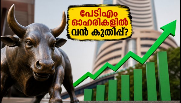 യുപിഐ മാറ്റം: പേടിഎം ഓഹരികളിൽ കുതിപ്പിന് സാധ്യത യുപിഐ മാറ്റം: പേടിഎം ഓഹരികളിൽ കുതിപ്പിന് സാധ്യത