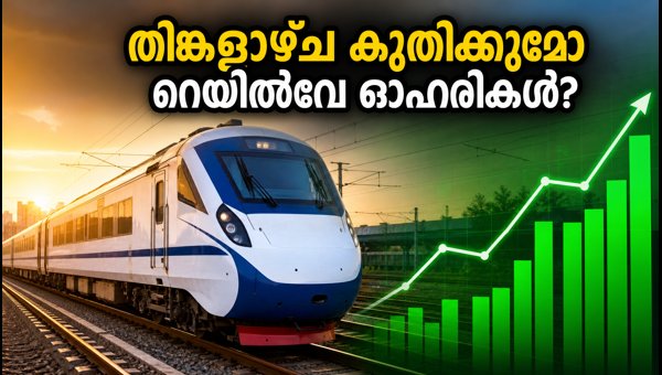 തിങ്കളാഴ്ച ശ്രദ്ധിക്കേണ്ട പ്രധാന റെയിൽവേ ഓഹരികൾ തിങ്കളാഴ്ച ശ്രദ്ധിക്കേണ്ട പ്രധാന റെയിൽവേ ഓഹരികൾ