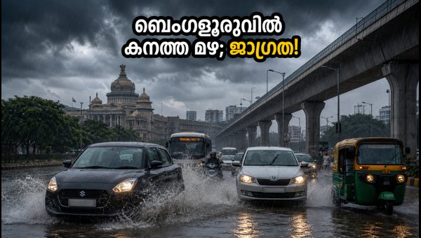 ബെംഗളൂരുവിൽ കനത്ത മഴ; യാത്രക്കാർ ശ്രദ്ധിക്കുക ബെംഗളൂരുവിൽ കനത്ത മഴ; യാത്രക്കാർ ശ്രദ്ധിക്കുക