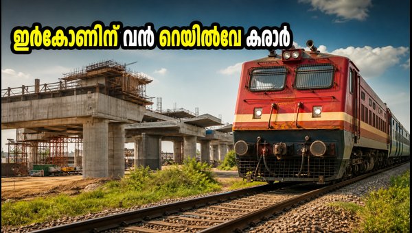 ഇർകോണിന് വൻ കരാർ; റെയിൽവേ ഓഹരികൾ കുതിക്കുമോ? ഇർകോണിന് വൻ കരാർ; റെയിൽവേ ഓഹരികൾ കുതിക്കുമോ?