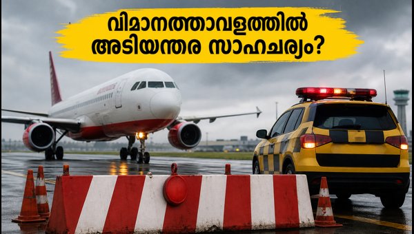 ബെംഗളൂരു വിമാനത്താവളത്തിൽ അടിയന്തര സാഹചര്യം; യാത്രക്കാർ ശ്രദ്ധിക്കുക