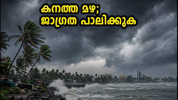 കേരളത്തിൽ ഇന്ന് കനത്ത മഴ, 5 ജില്ലകളിൽ ജാഗ്രത